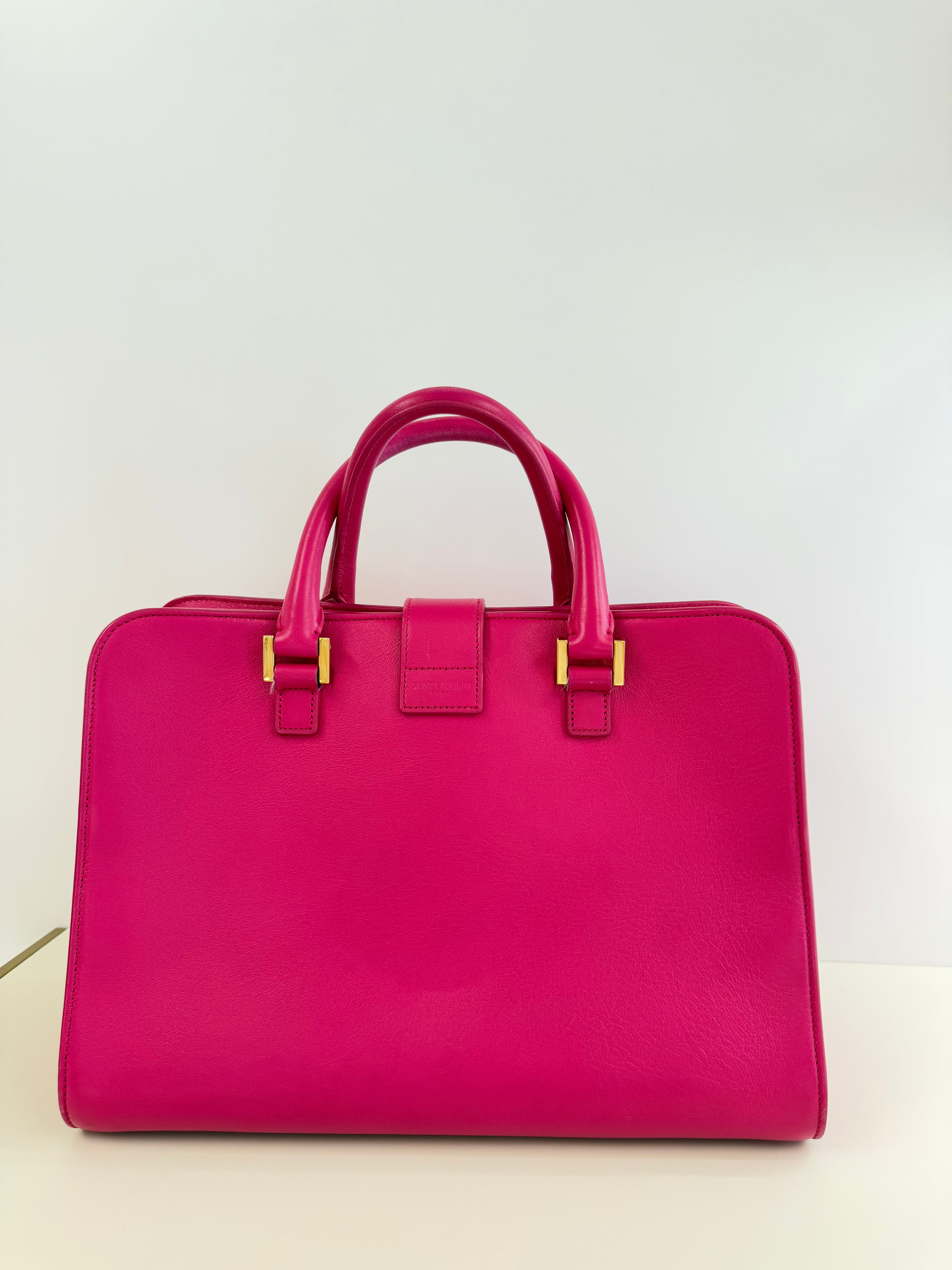 Saint Laurent monogram small leather handbag