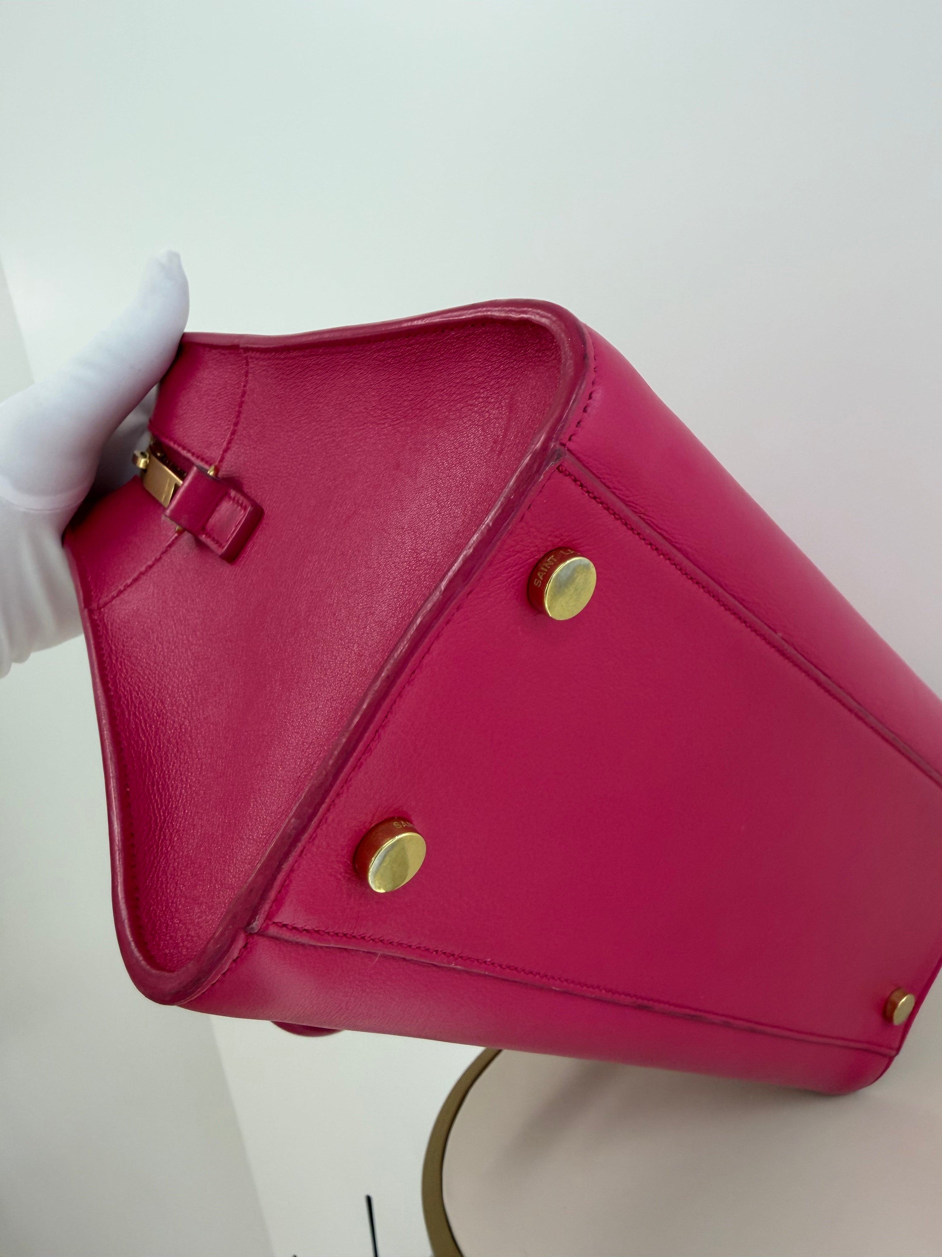 Saint Laurent monogram small leather handbag