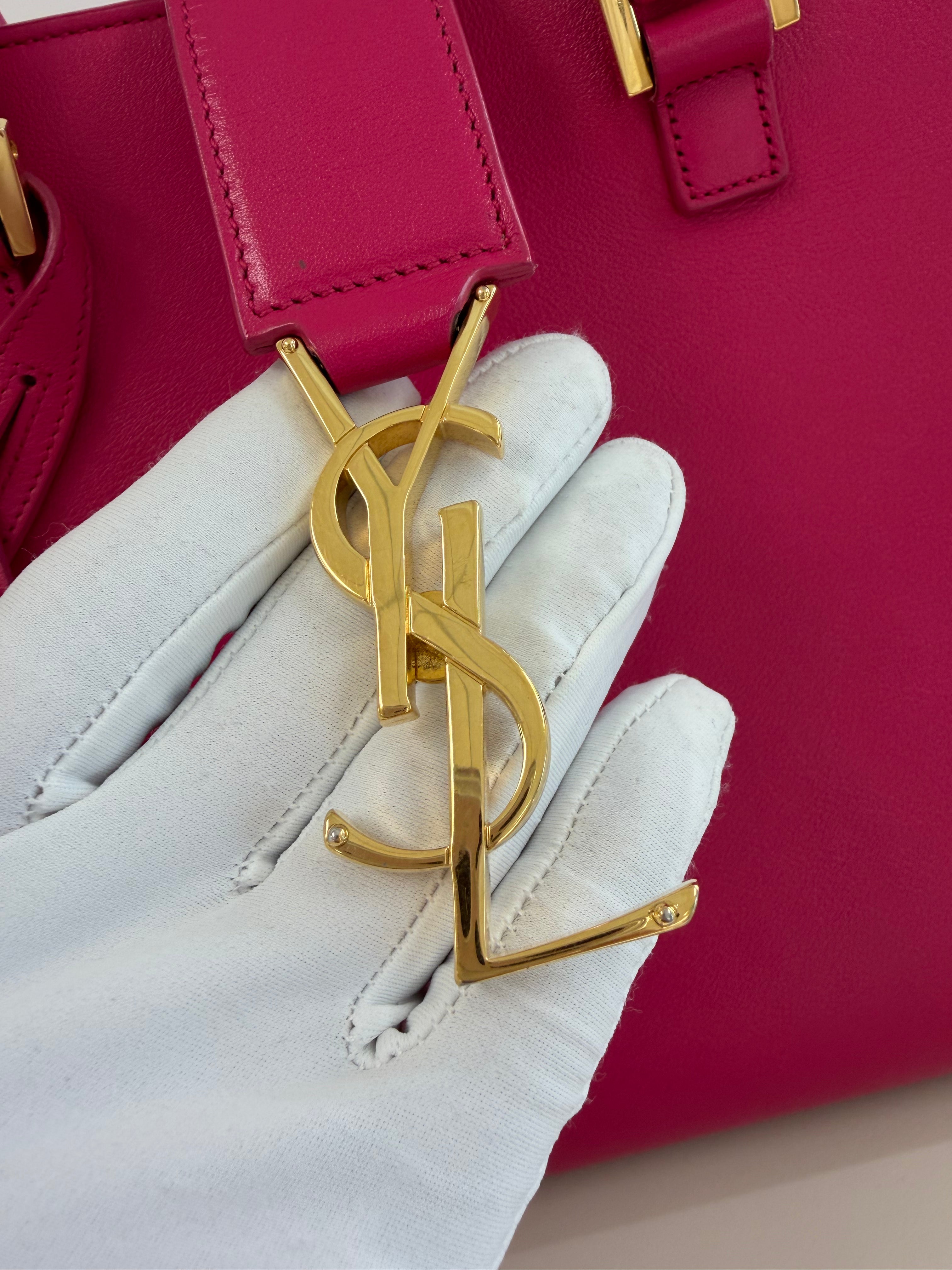 Saint Laurent monogram small leather handbag