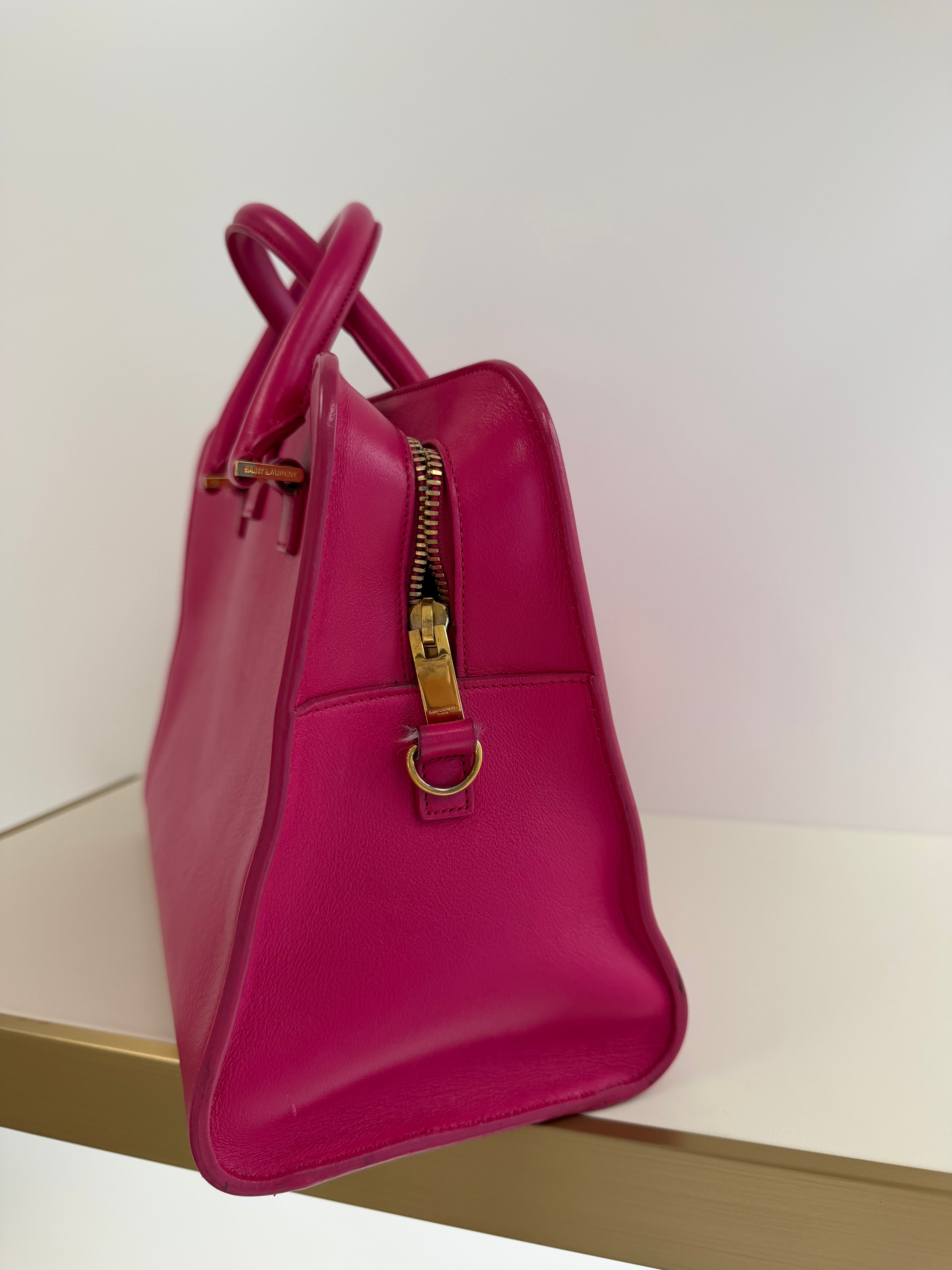 Saint Laurent monogram small leather handbag