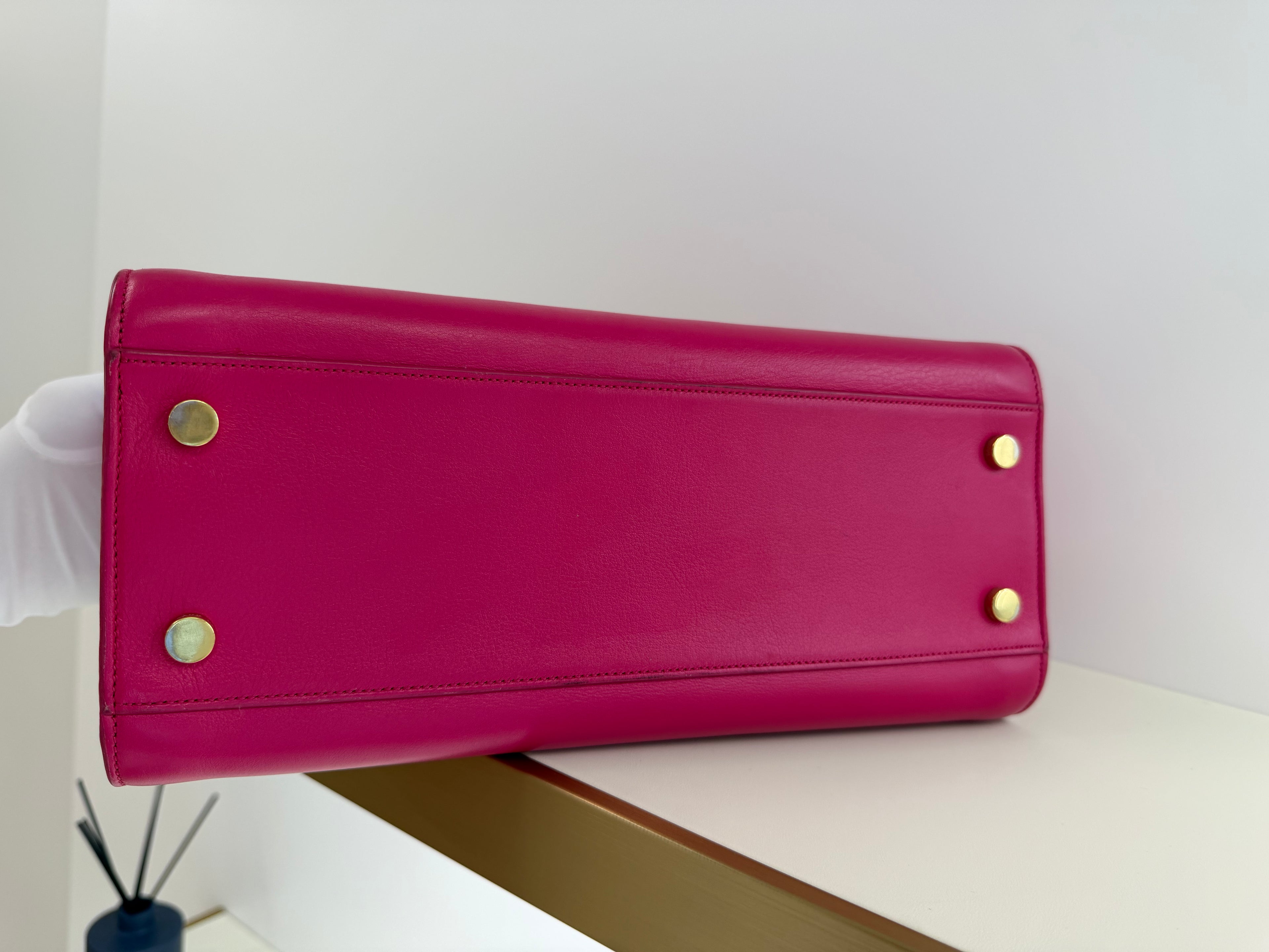 Saint Laurent monogram small leather handbag