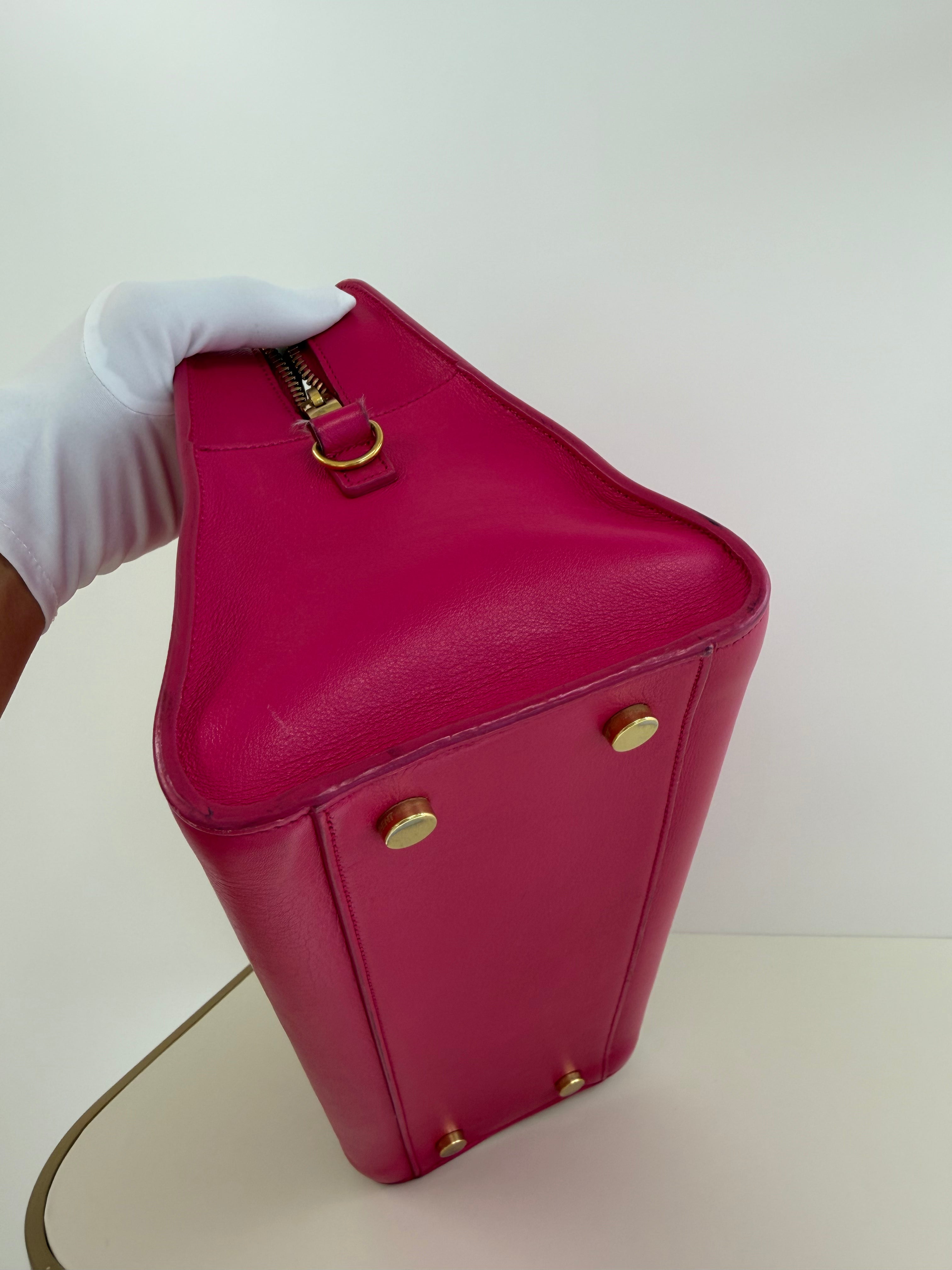 Saint Laurent monogram small leather handbag