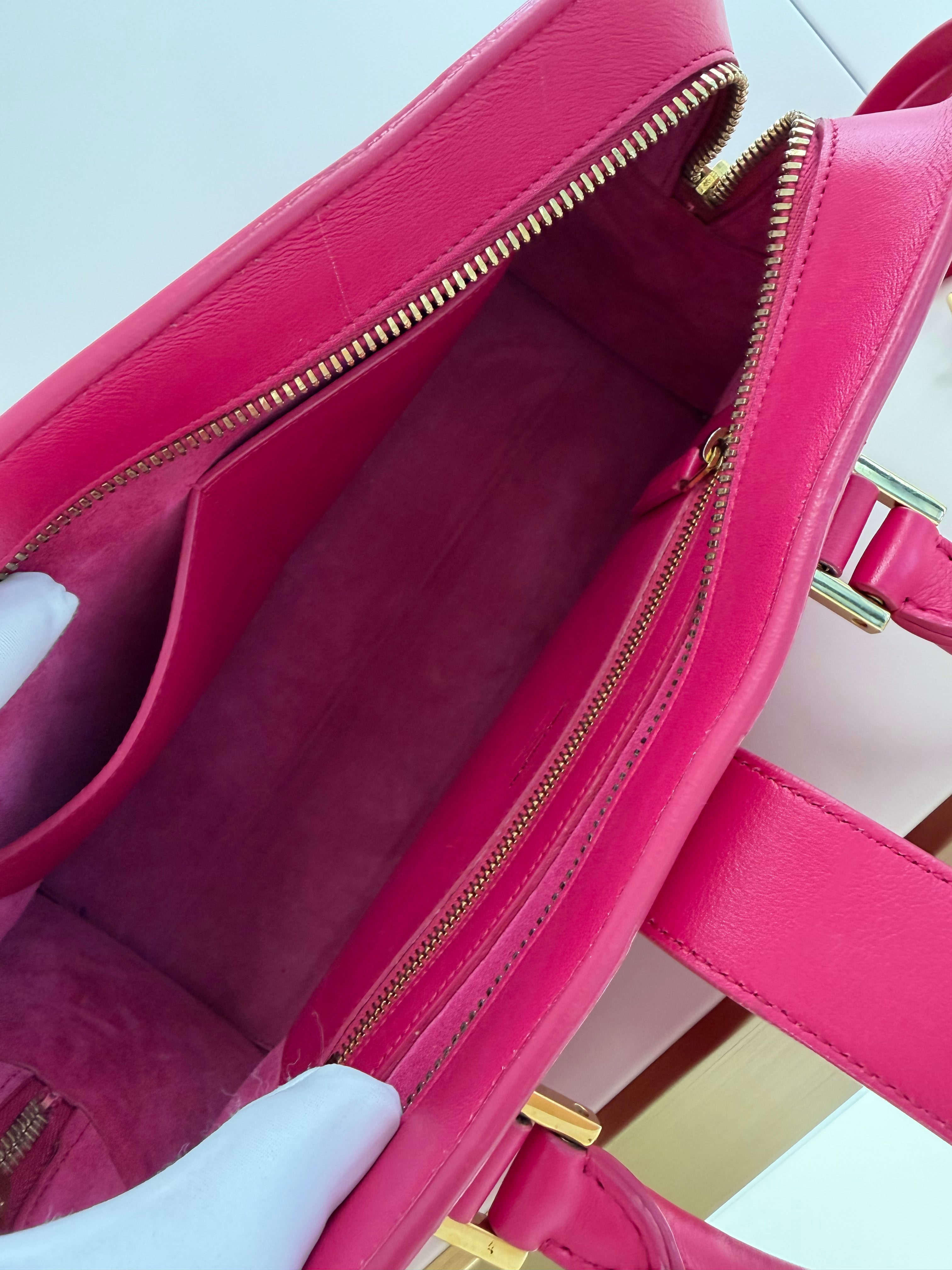 Saint Laurent monogram small leather handbag