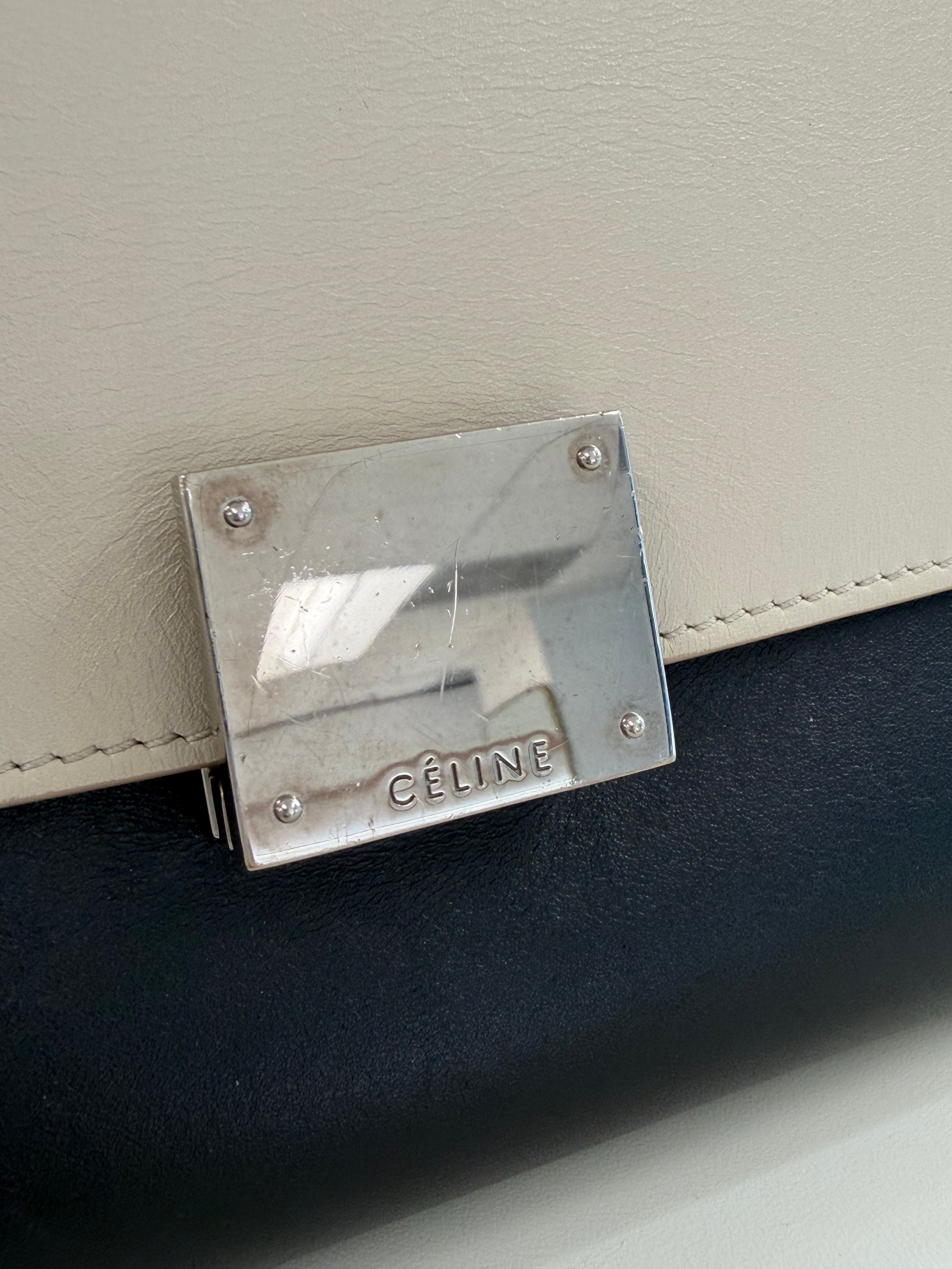 Celine Trapeze leather handbag