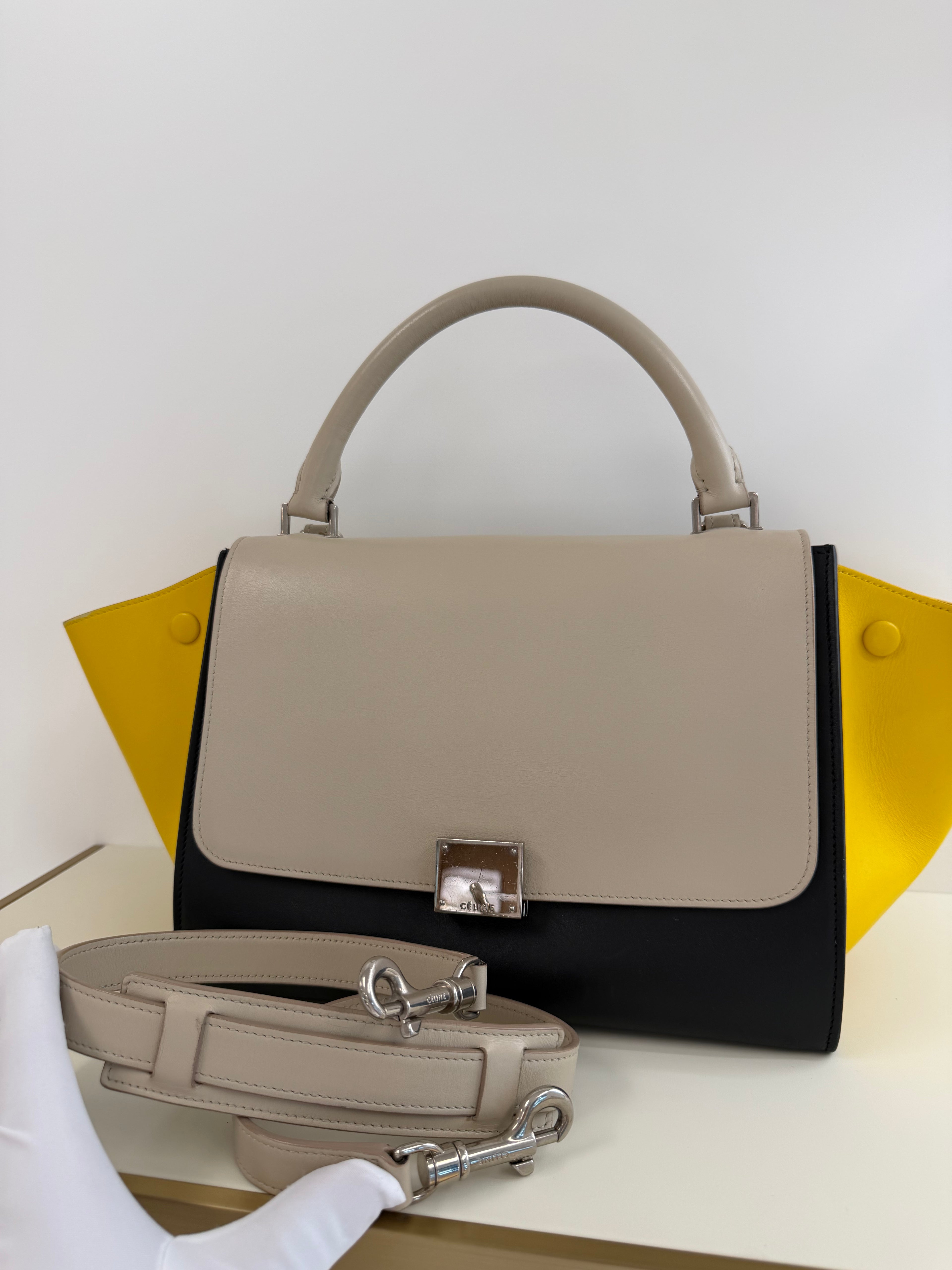 Celine Trapeze leather handbag