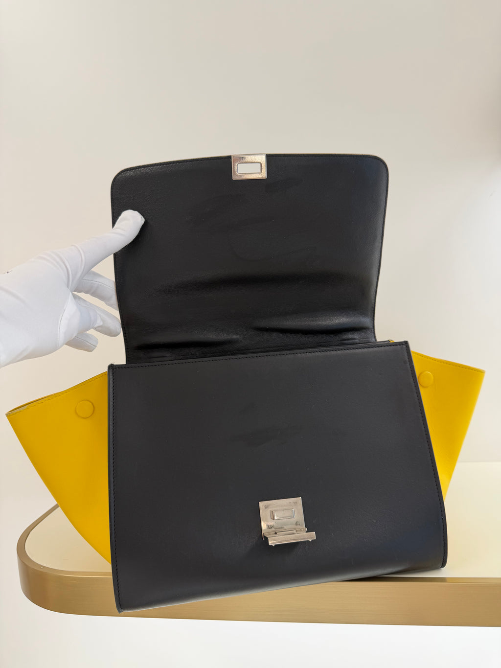 Celine Trapeze leather handbag