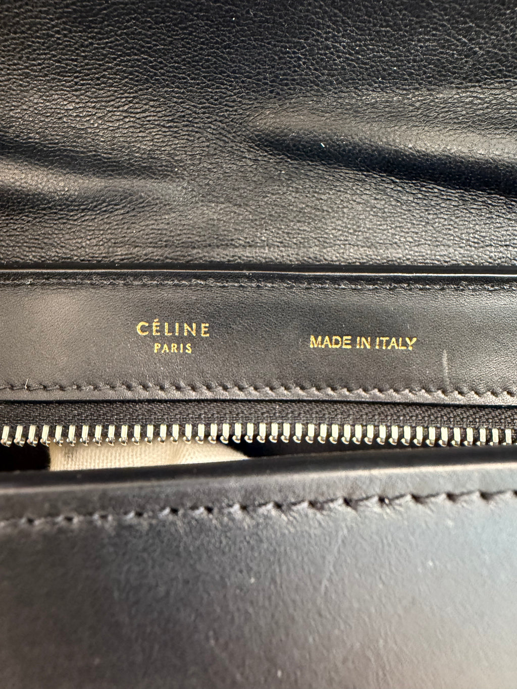 Celine Trapeze leather handbag