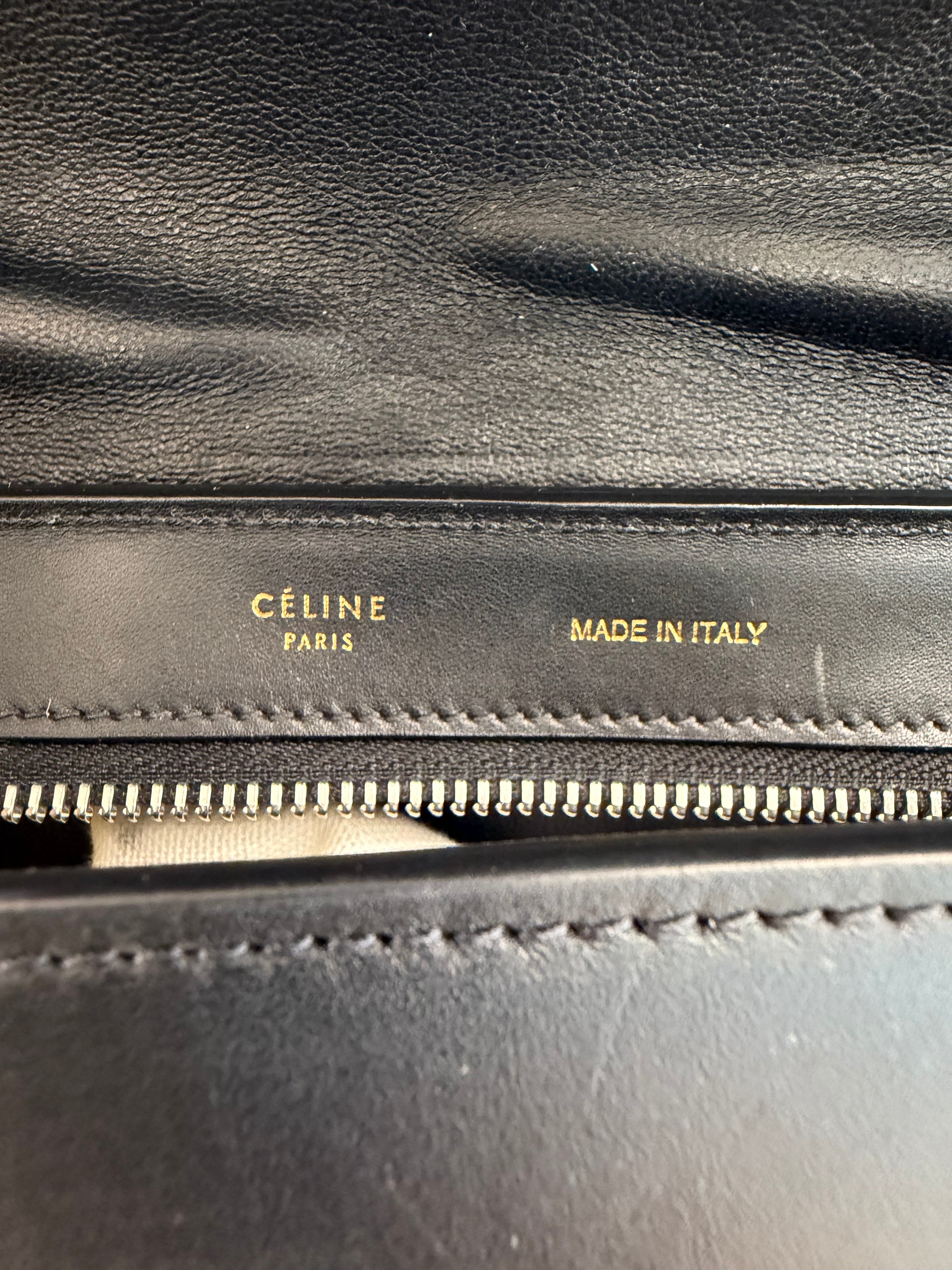 Celine Trapeze leather handbag