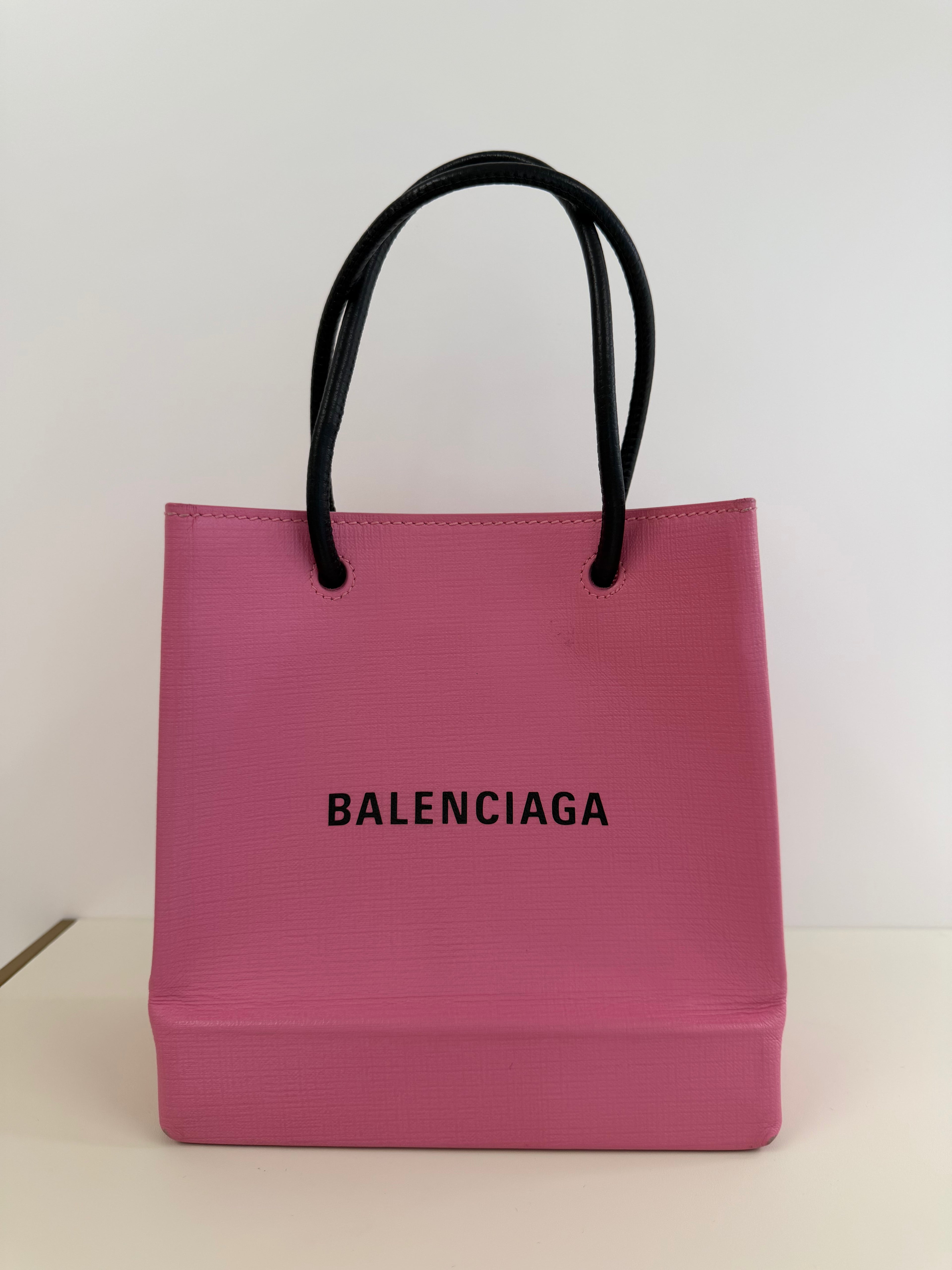 Balenciaga pink tote