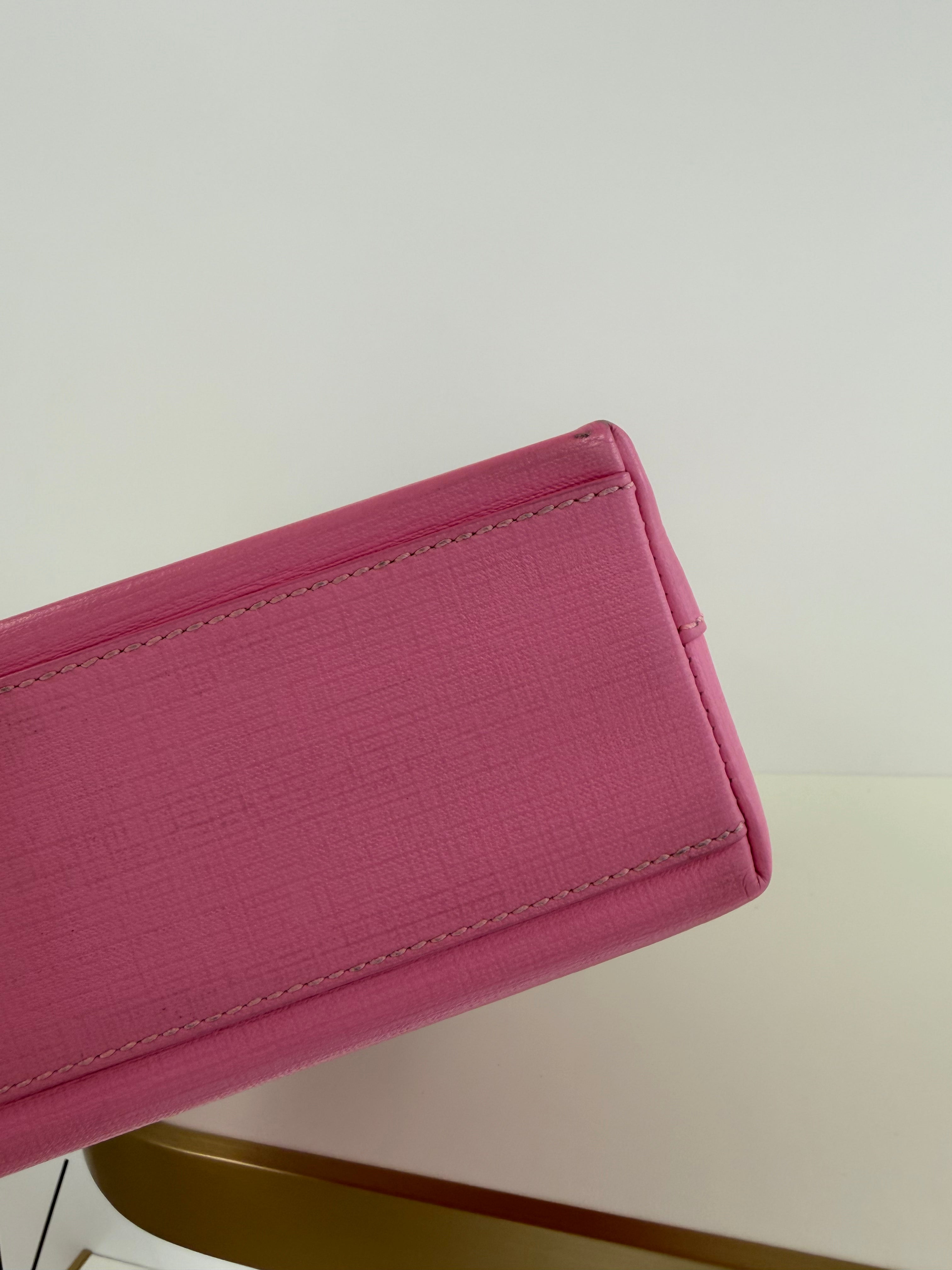 Balenciaga pink tote