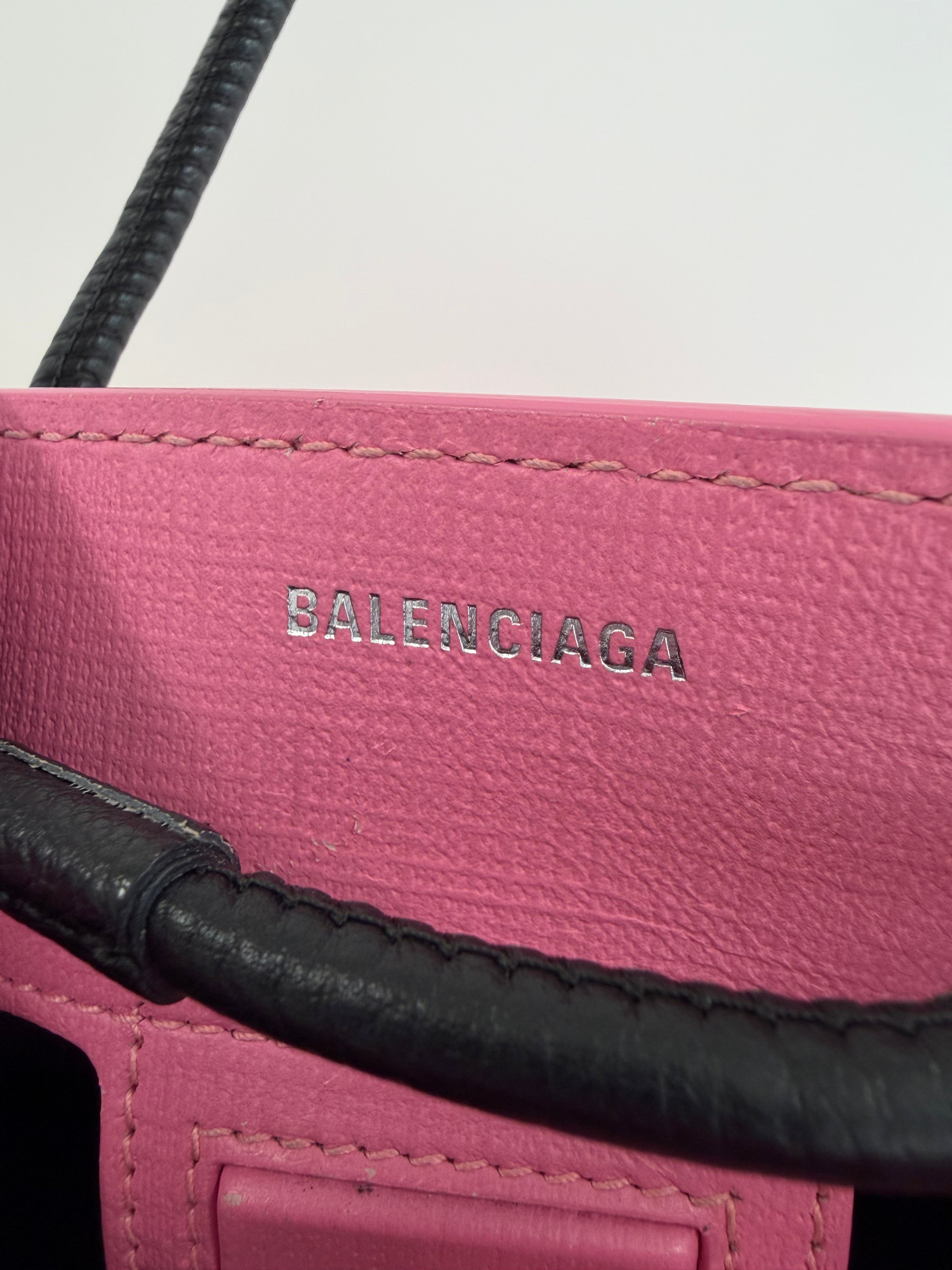 Balenciaga pink tote