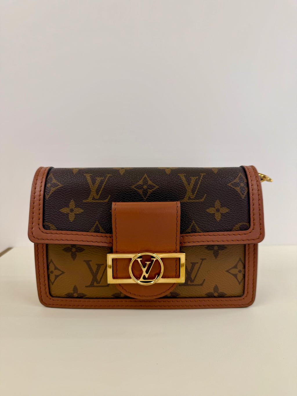 Louis Vuitton Reverse Dauphine wallet on chain