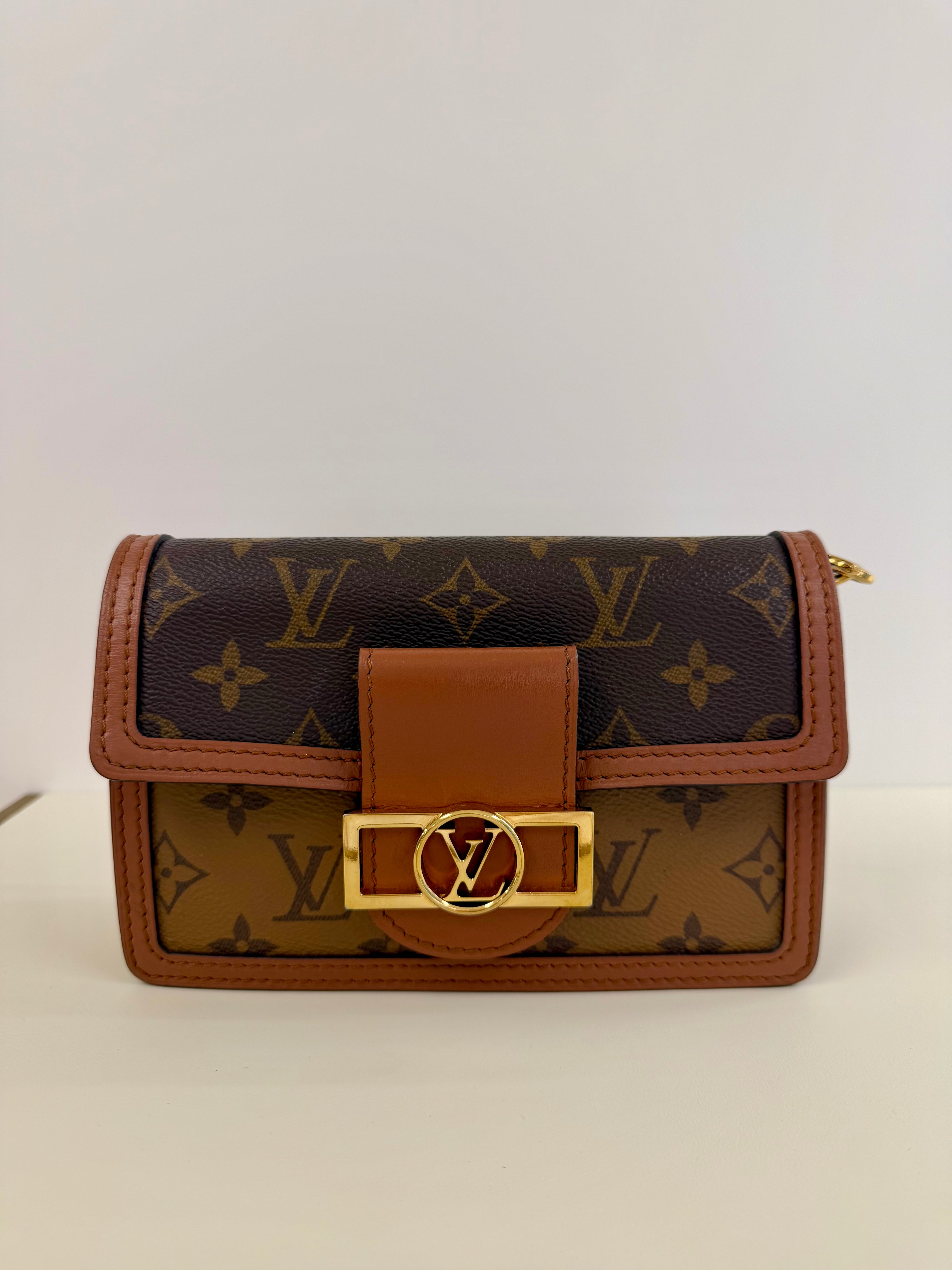 Louis Vuitton Reverse Dauphine wallet on chain