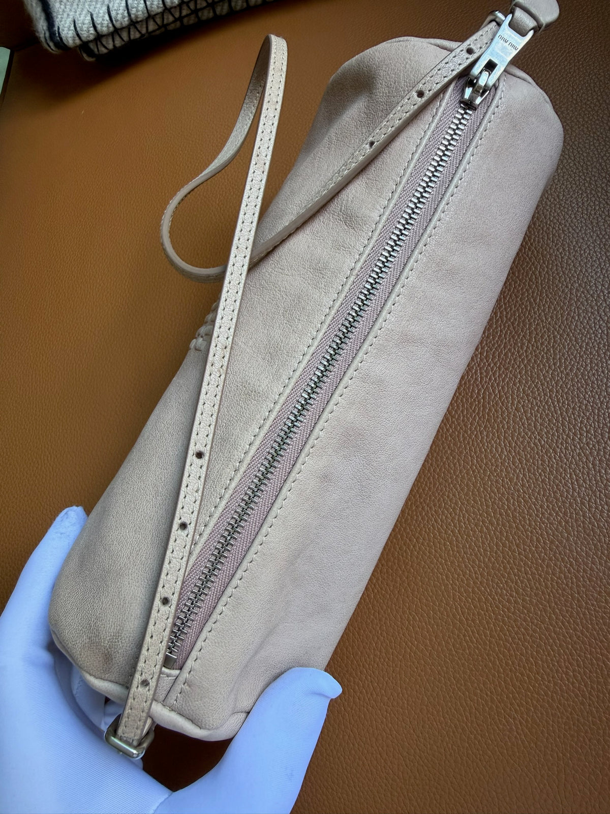 Miu Miu Nappa Leather Shoulder Bag