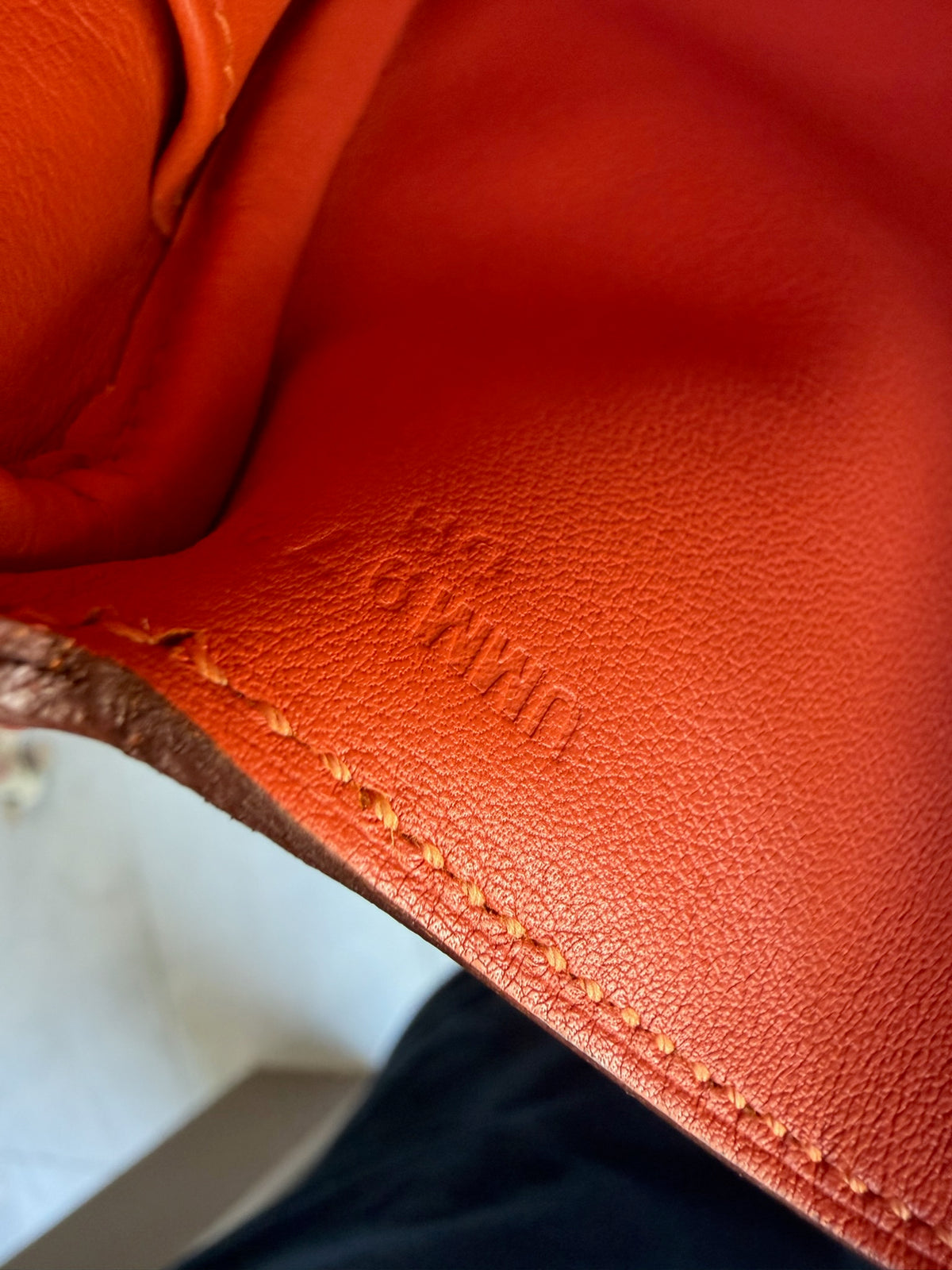 Hermes Taurillon Clemence Mini Lindy 20 Orange Minium