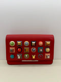 Fendi studded wallet on chain bag