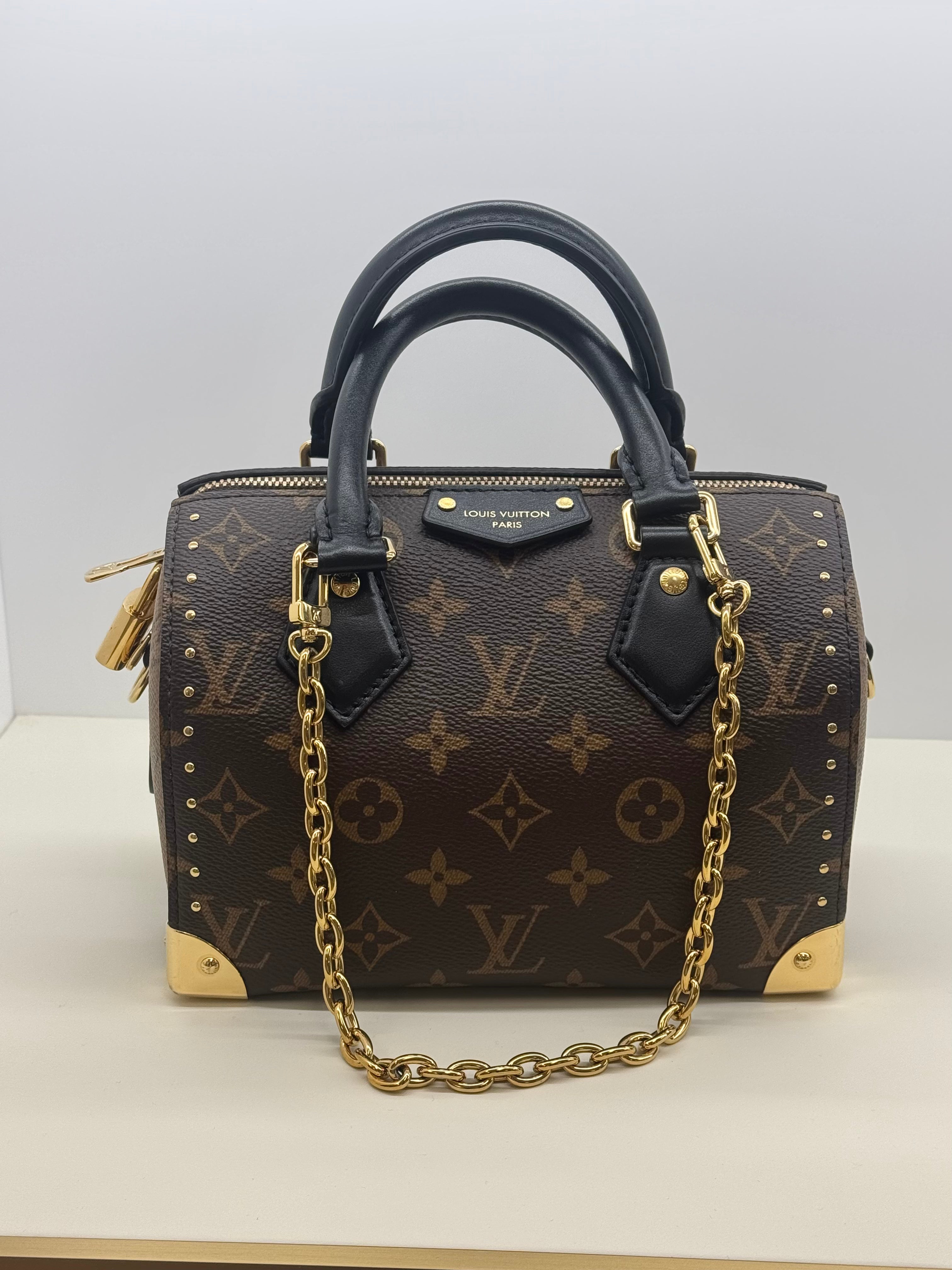 Louis Vuitton Reverse Monogram Speedy Trunk 20