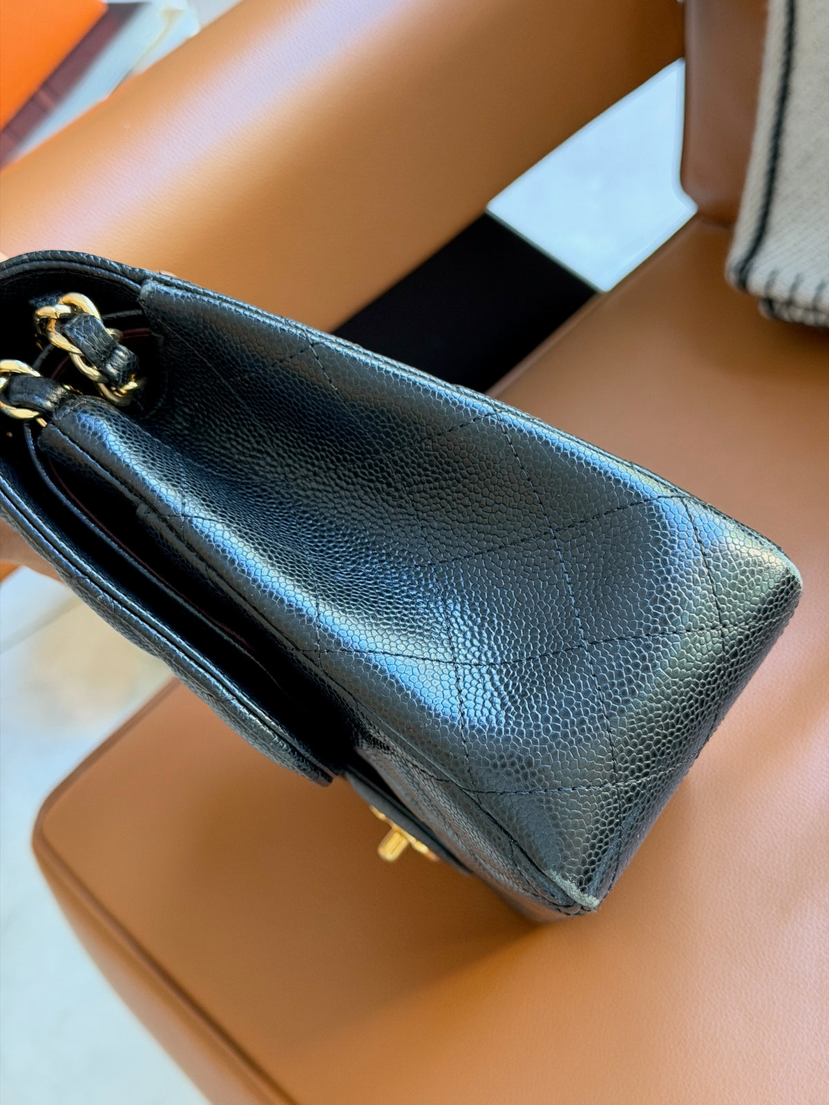 Chanel Classic Flap Bag Maxi Black Caviar