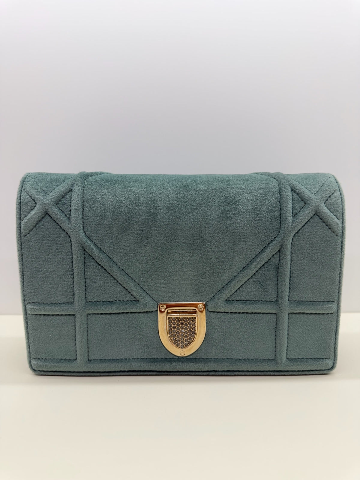 Christian Dior Diorama Green Crossbody Bag