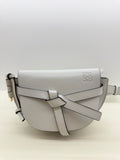 Loewe Gate leather Belt Bag white