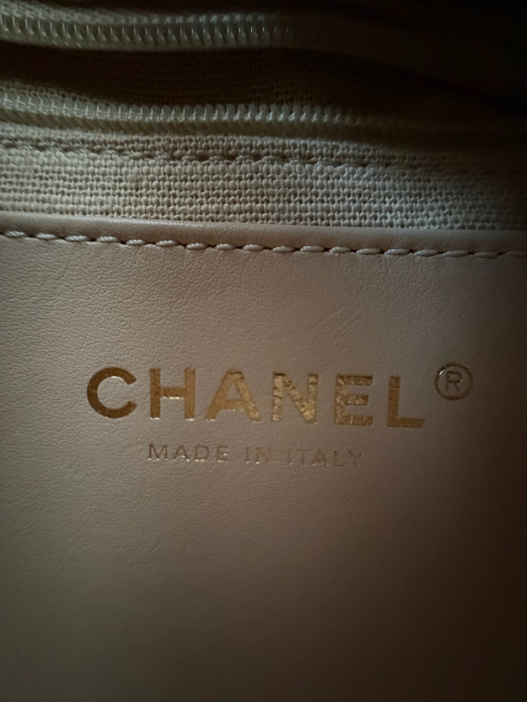 Chanel Calfskin Quilted Small Shopping Bag  Dark Grey