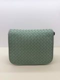 Bottega Veneta INTRECCIATO Turquoise Cross Body