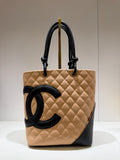 Chanel Quilted Ligne Cambon Medium Tote