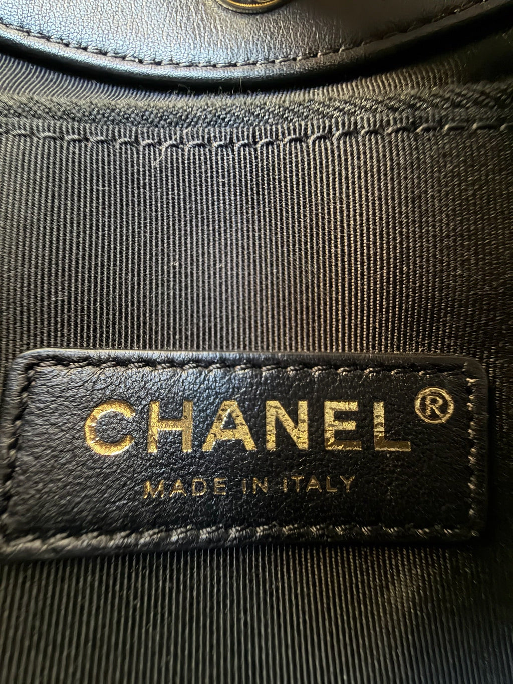 Chanel Crumpled Calfskin Quilted 31 Large Shopping Bag Black 18k