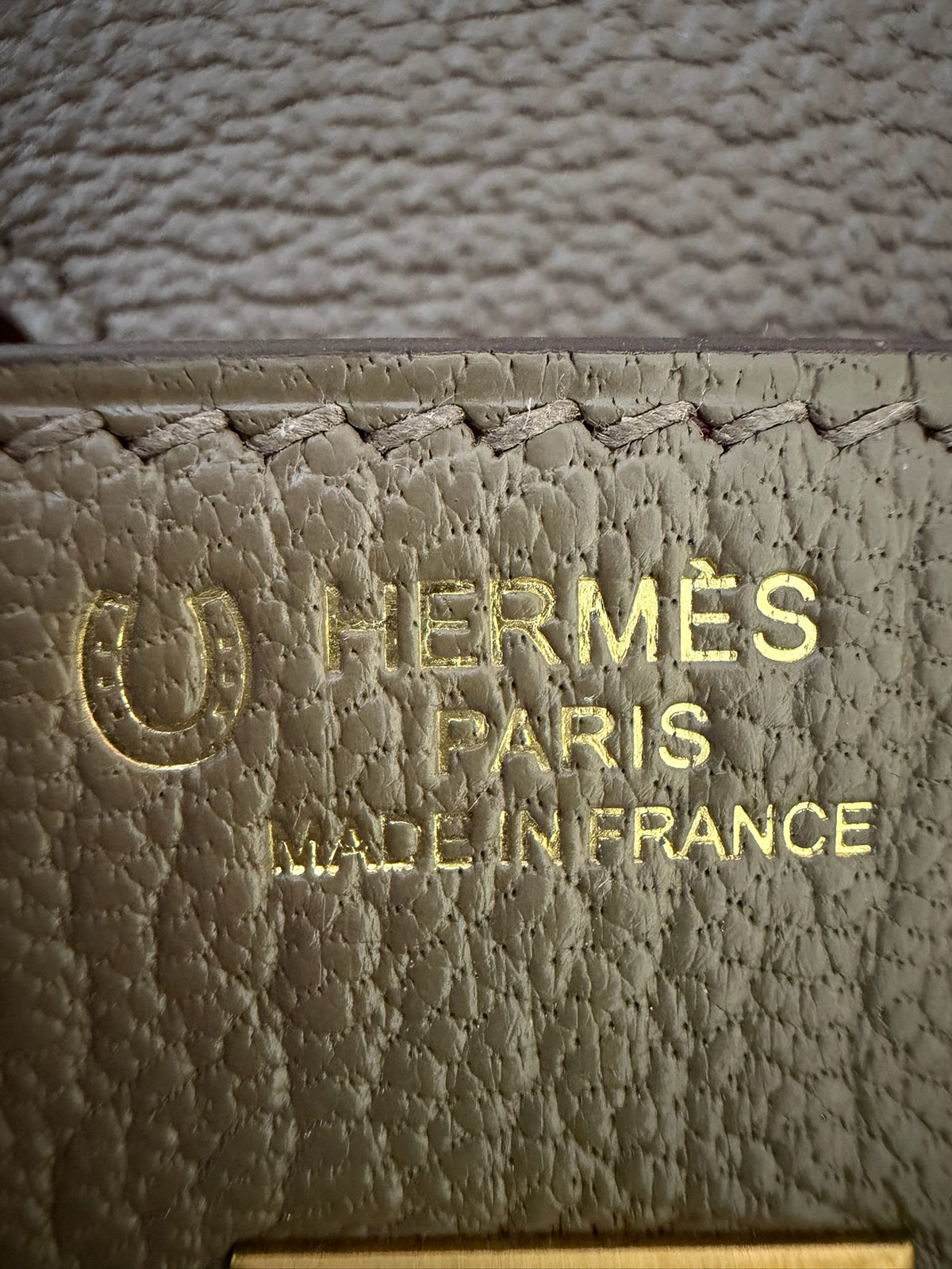 Hermes Epsom Horseshoe Birkin 30 Gris Mouette Rose Azalee